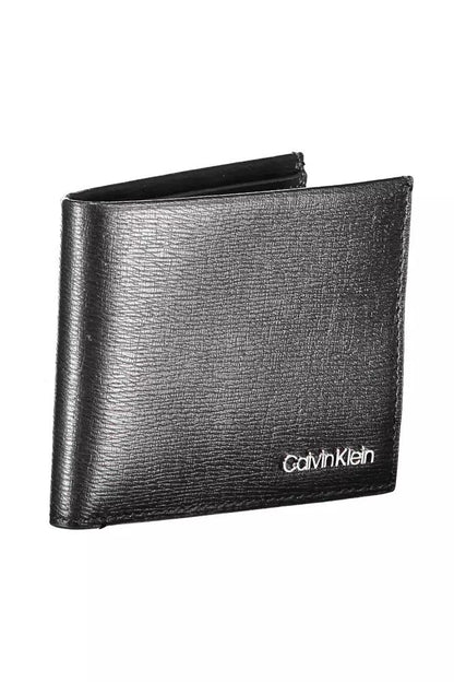 Calvin Klein Sleek RFID-Blocking Black Leather Wallet