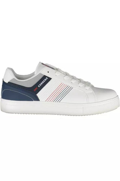 Sleek White Carrera Sneakers with Contrasting Accents