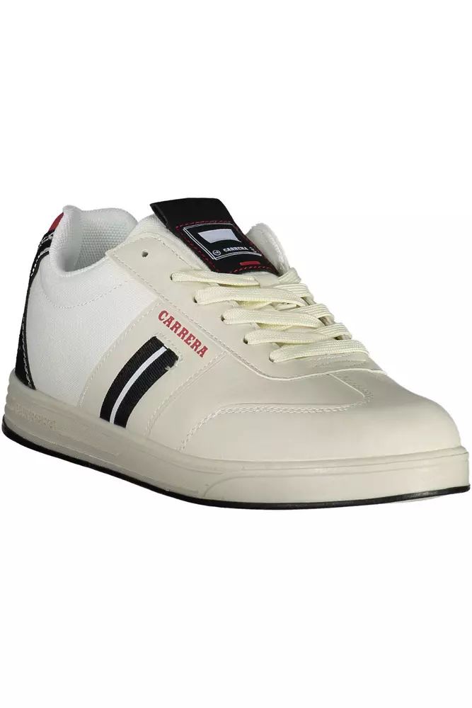 Carrera Sleek White Sneakers with Bold Accents