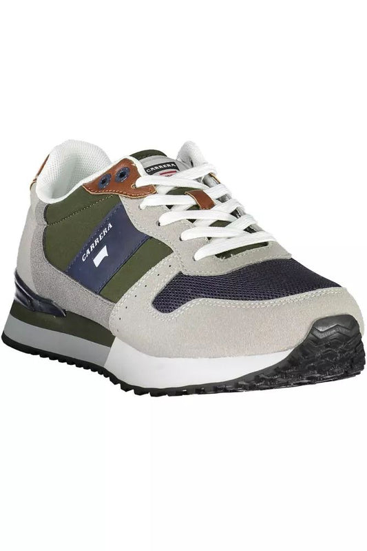 Carrera Chic Gray Sports Sneakers with Eclectic Style