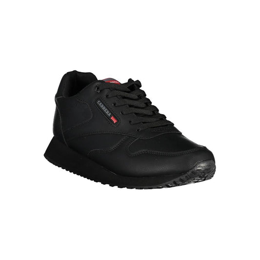 Carrera Sleek Black Sports Sneakers with Contrasting Accents