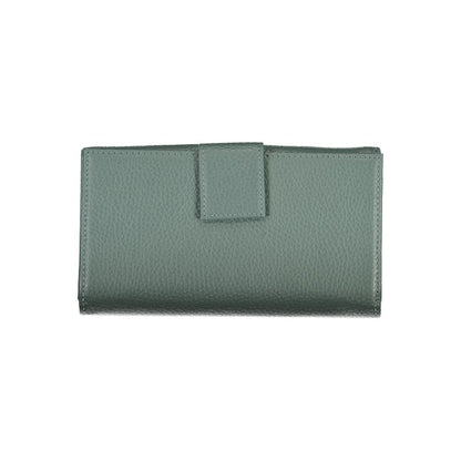 Coccinelle Elegant Green Leather Double Wallet