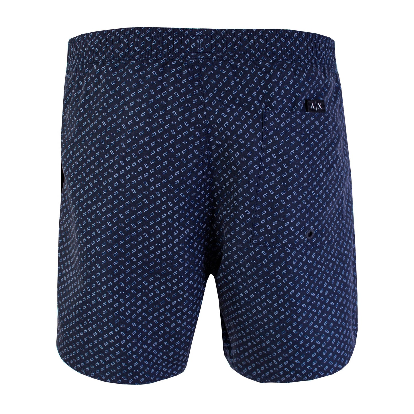 Armani Exchange Elegant Micro Print Swim Shorts