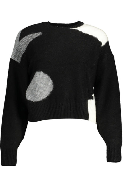 Desigual Chic Contrasting Long Sleeve Sweater