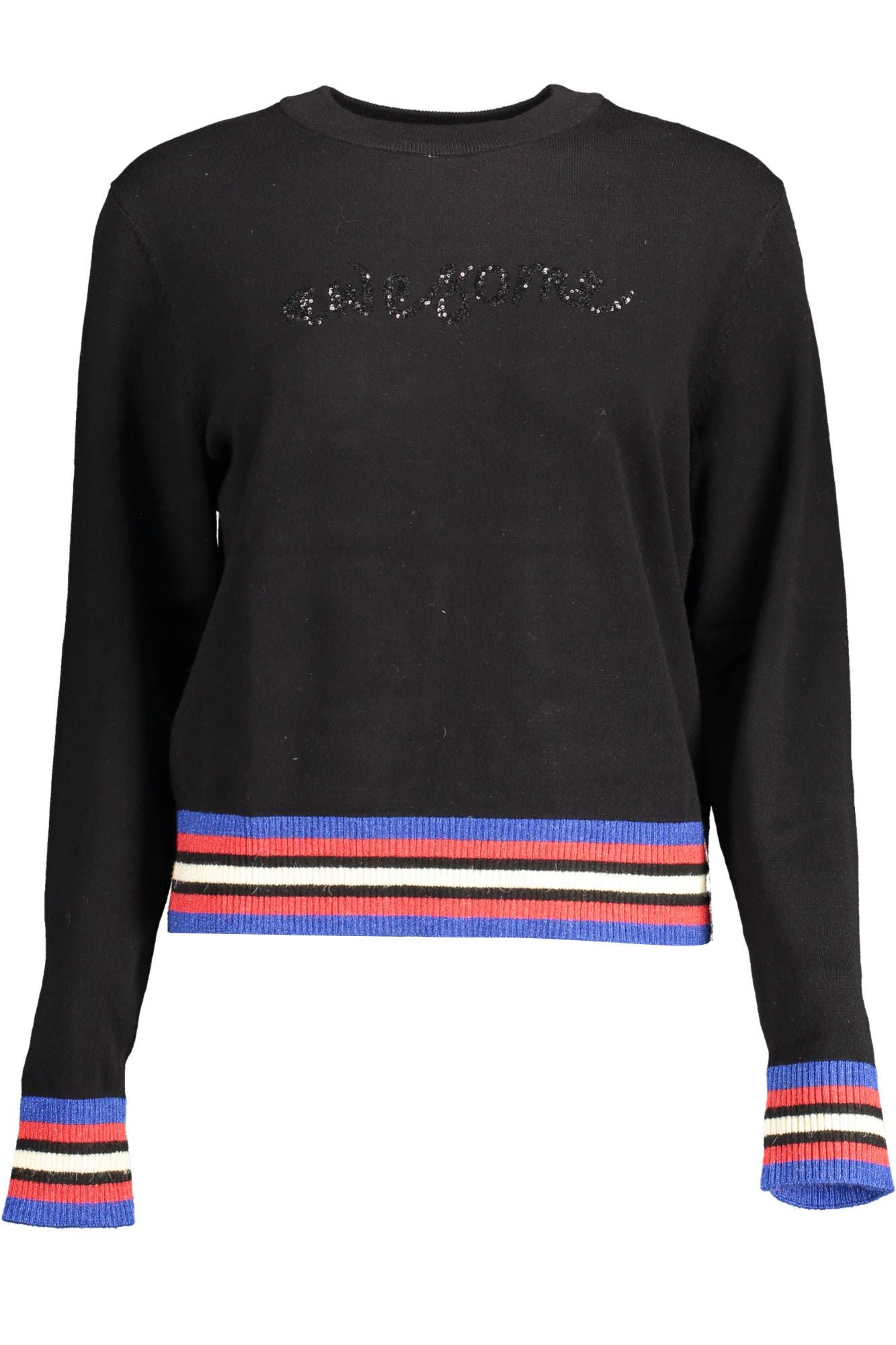 Desigual Enchanting Contrast Detail Sweater