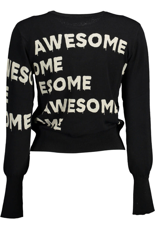 Desigual Elegant Contrasting Detail Sweater