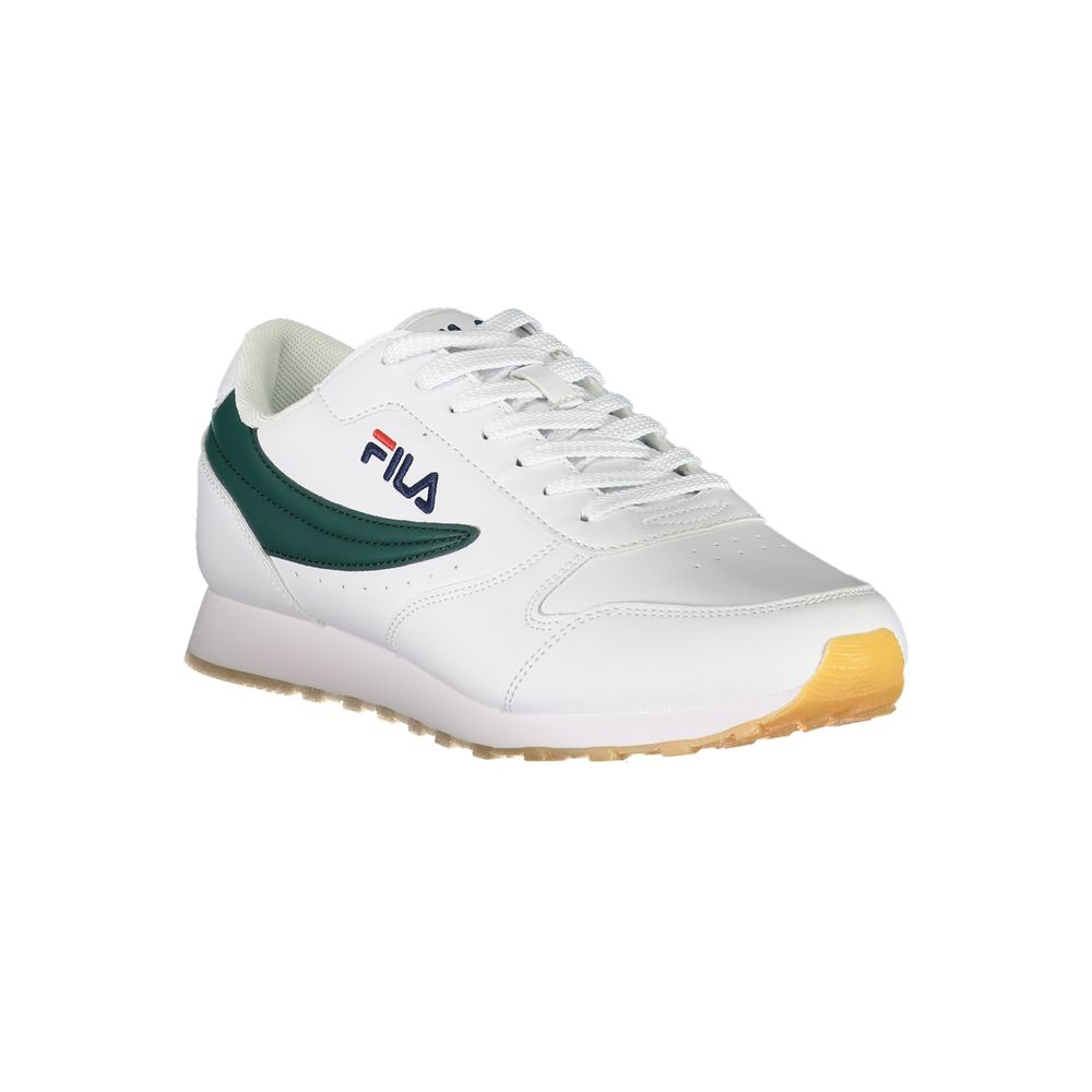 Fila Sleek White Lace-Up Sneakers