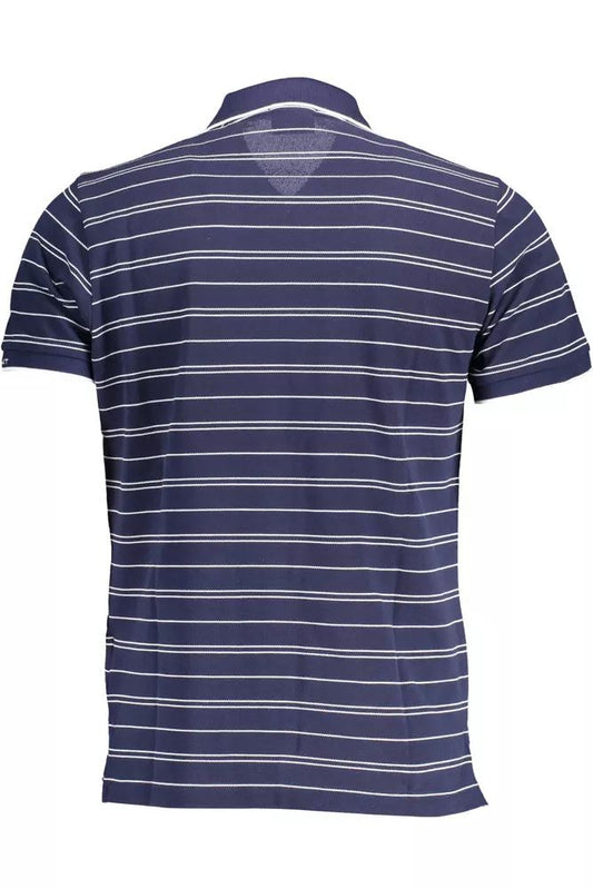 Gant Chic Blue Short-Sleeved Polo for the Modern Man