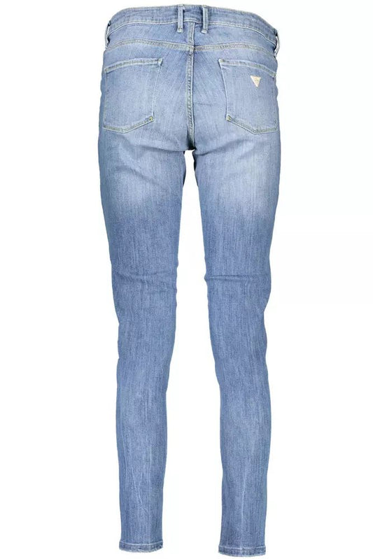 Guess Jeans Ultra Skinny Mid-Rise Light Blue Denim