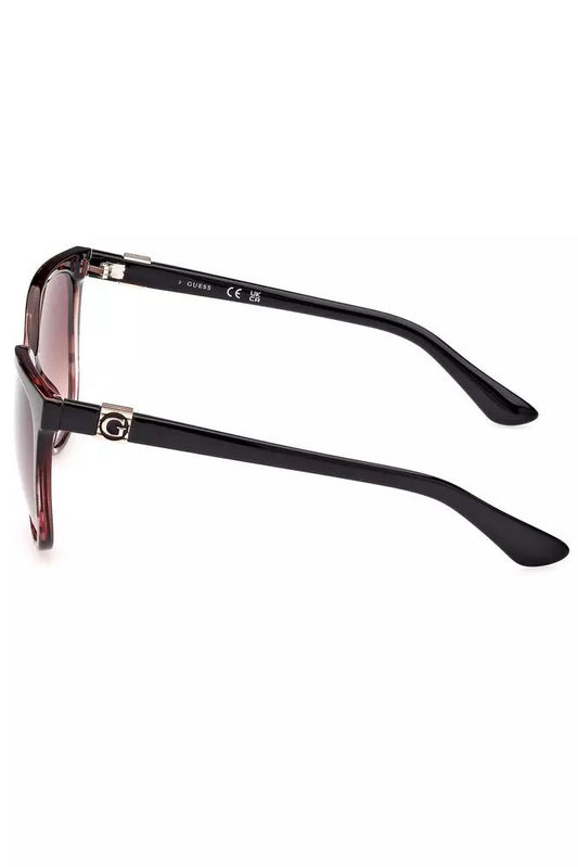 Guess Jeans Chic Square Frame Sunglasses with Contrast Details