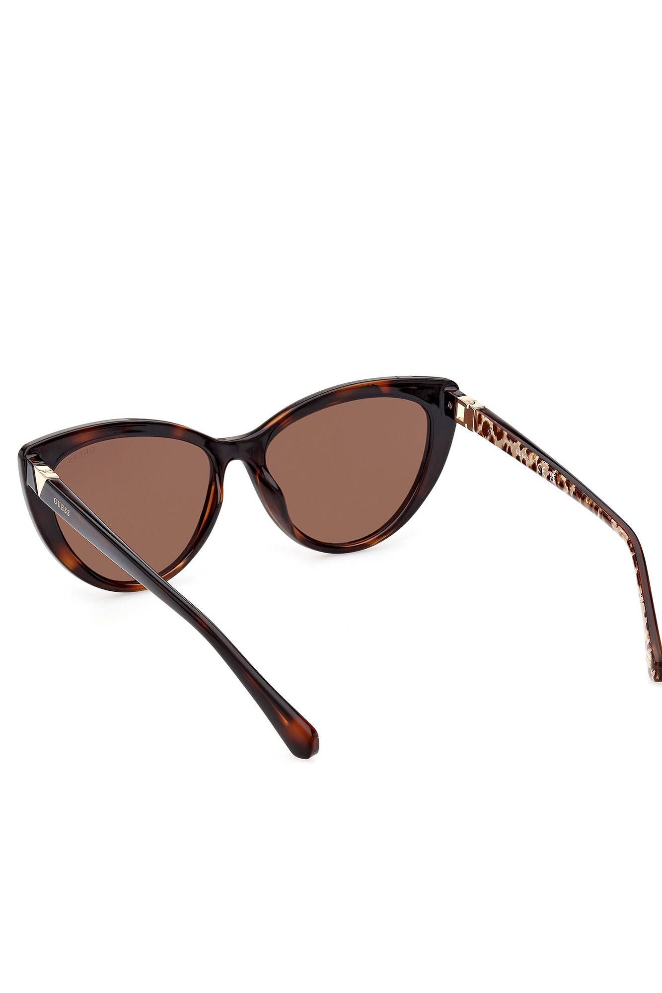 Guess Jeans Chic Teardrop Brown Lens Sunglasses