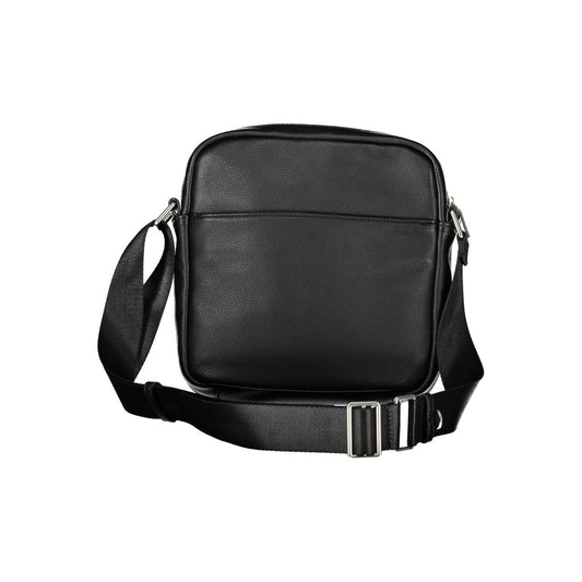 Guess Jeans Sleek Black Polyethylene Shoulder Bag