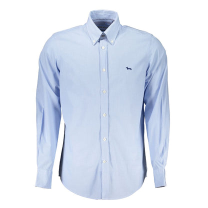 Harmont & Blaine Elegant Light Blue Long Sleeve Button-Down Shirt