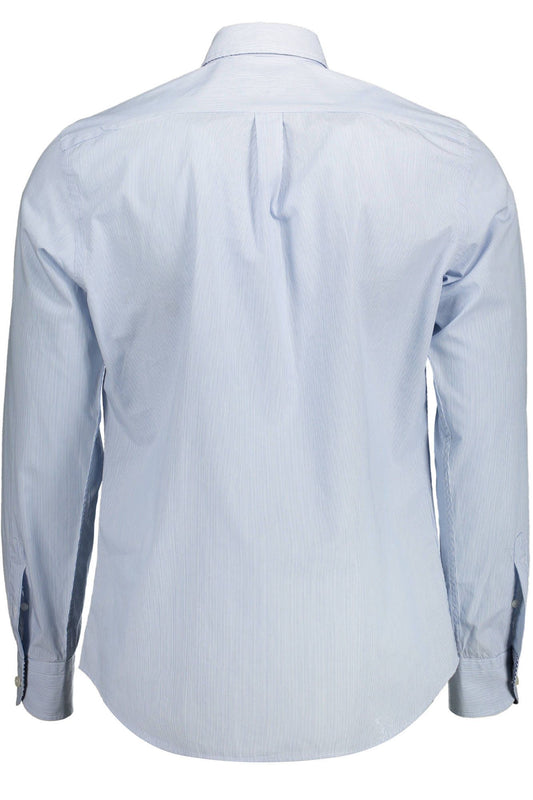 Harmont & Blaine Elegant Light Blue Organic Cotton Shirt