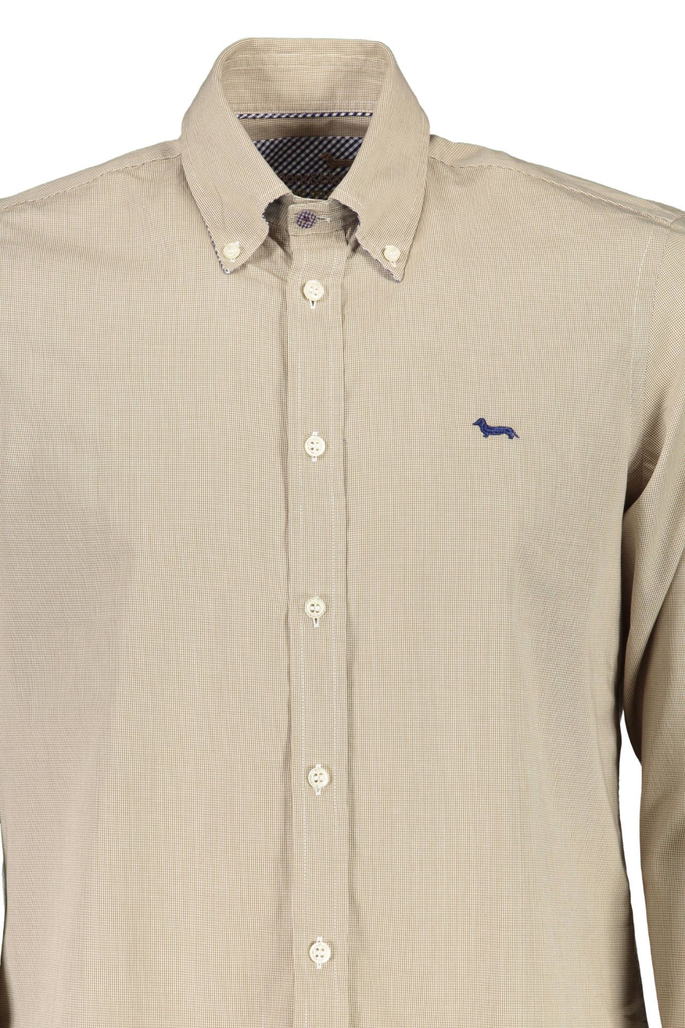 Harmont & Blaine Elegant Beige Organic Cotton Shirt