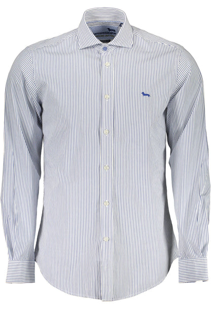 Harmont & Blaine Elegant White Narrow Fit Long Sleeve Shirt