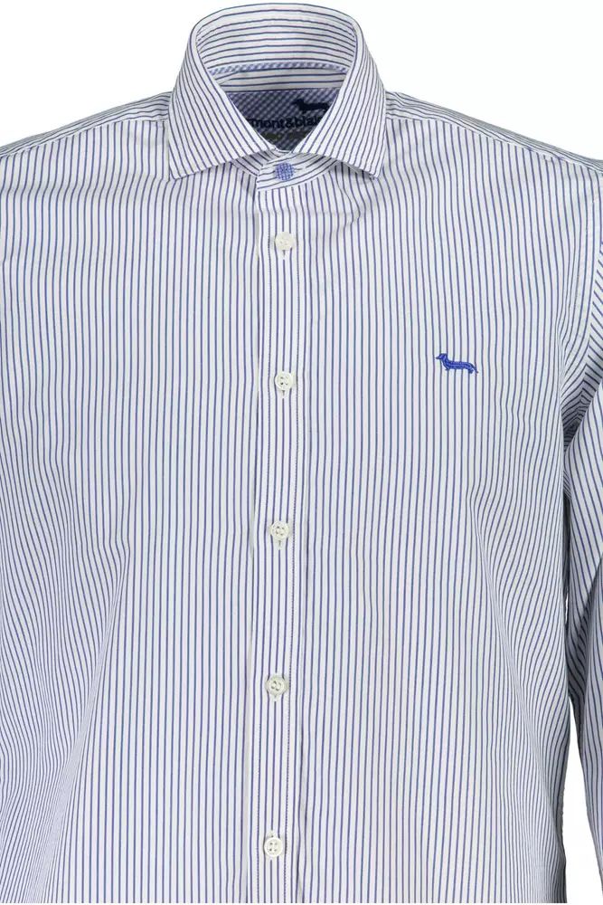 Harmont & Blaine Elegant White Organic Cotton Shirt for Men