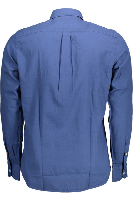 Harmont & Blaine Elegant Blue Cotton Long Sleeve Shirt