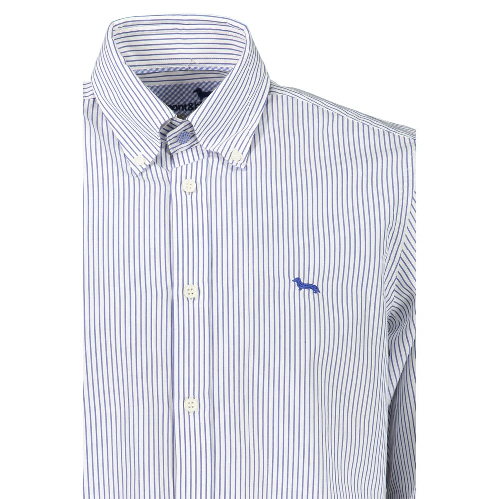 Harmont & Blaine Elegant Striped Button-Down Cotton Shirt