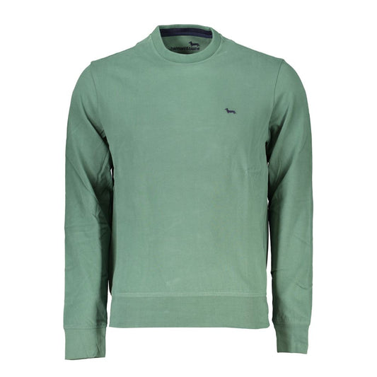 Harmont & Blaine Elegant Emerald Crew Neck Sweater