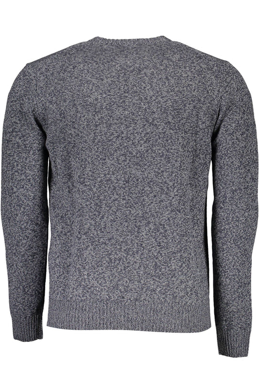 Harmont & Blaine Elegant Crew Neck Sweater with Contrasting Details