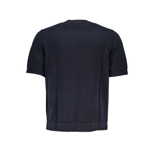 Hugo Boss Elegant Short Sleeved Sweater with Contrast Details