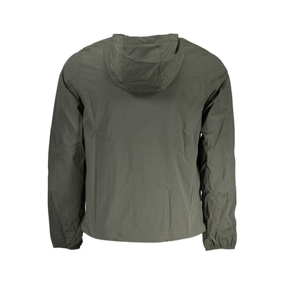 K-WAY Sleek Green Hooded Sports Jacket