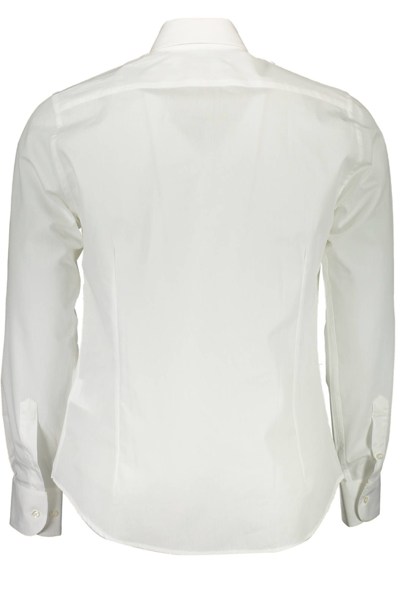 La Martina Elegant White Cotton Long Sleeve Shirt