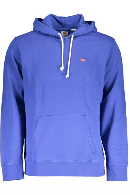 Levi's Chic Blue Cotton Hooded Sweatshirt