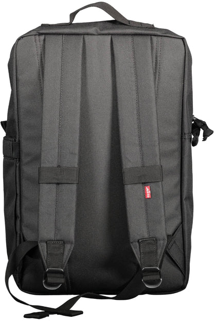 Levi's Eco-Friendly Sleek Black Backpack