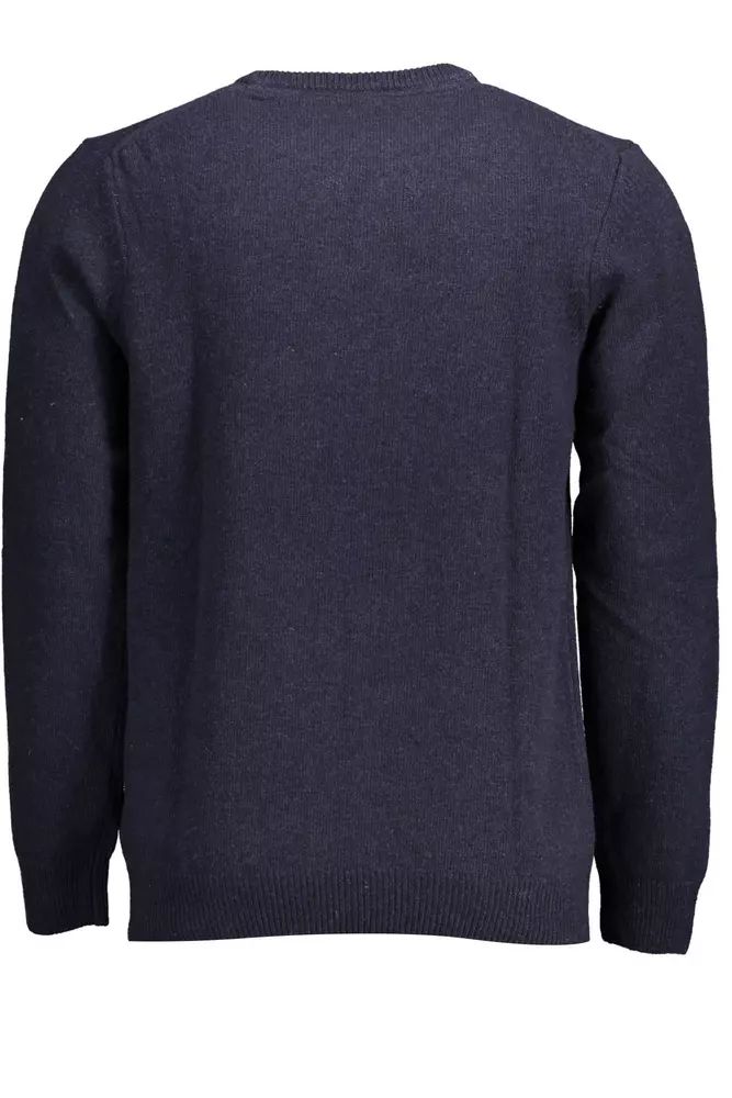 Lyle & Scott Classic Blue Wool Blend Sweater