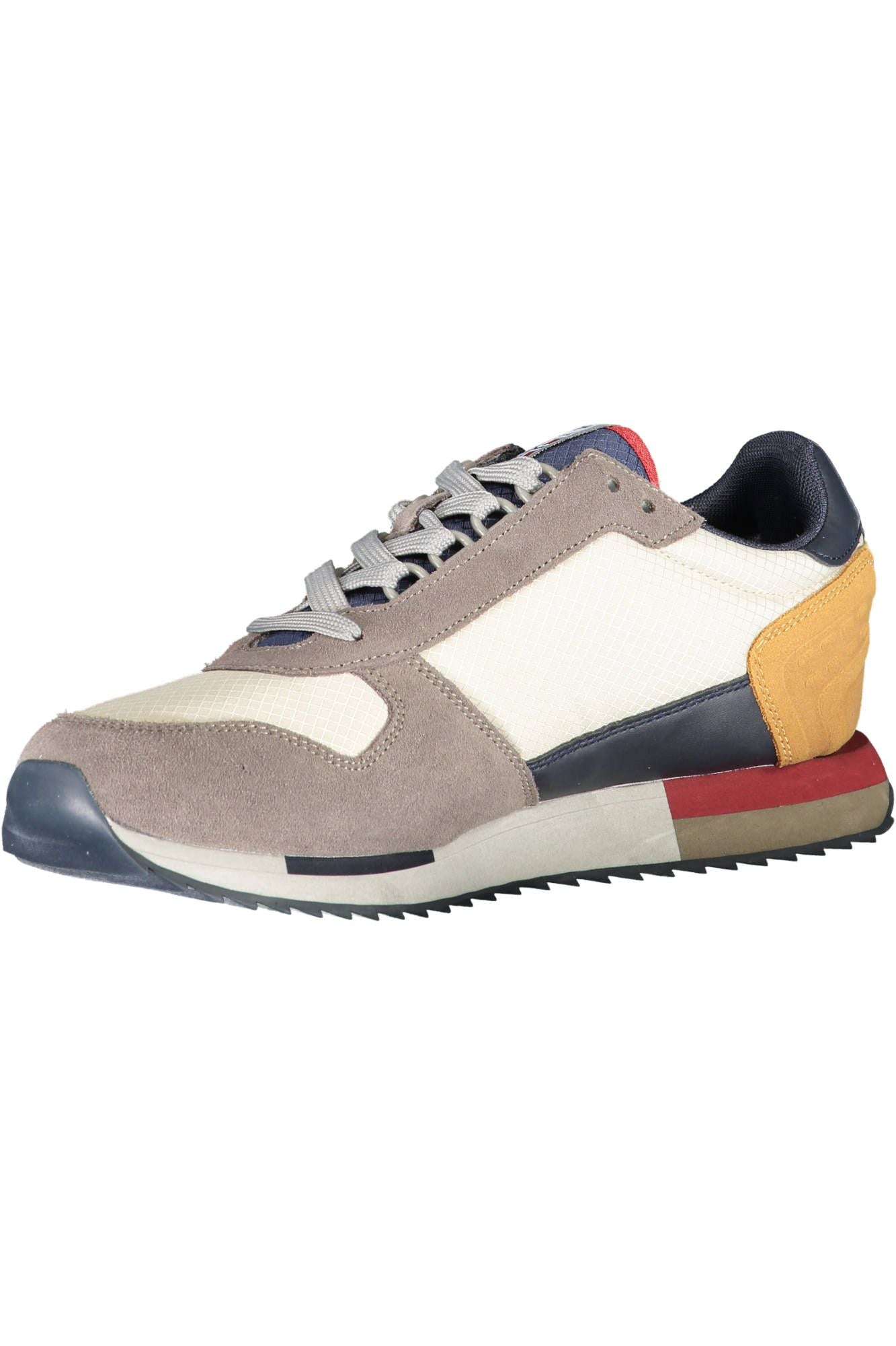 Napapijri Elegant Gray Sneakers with Contrasting Accents