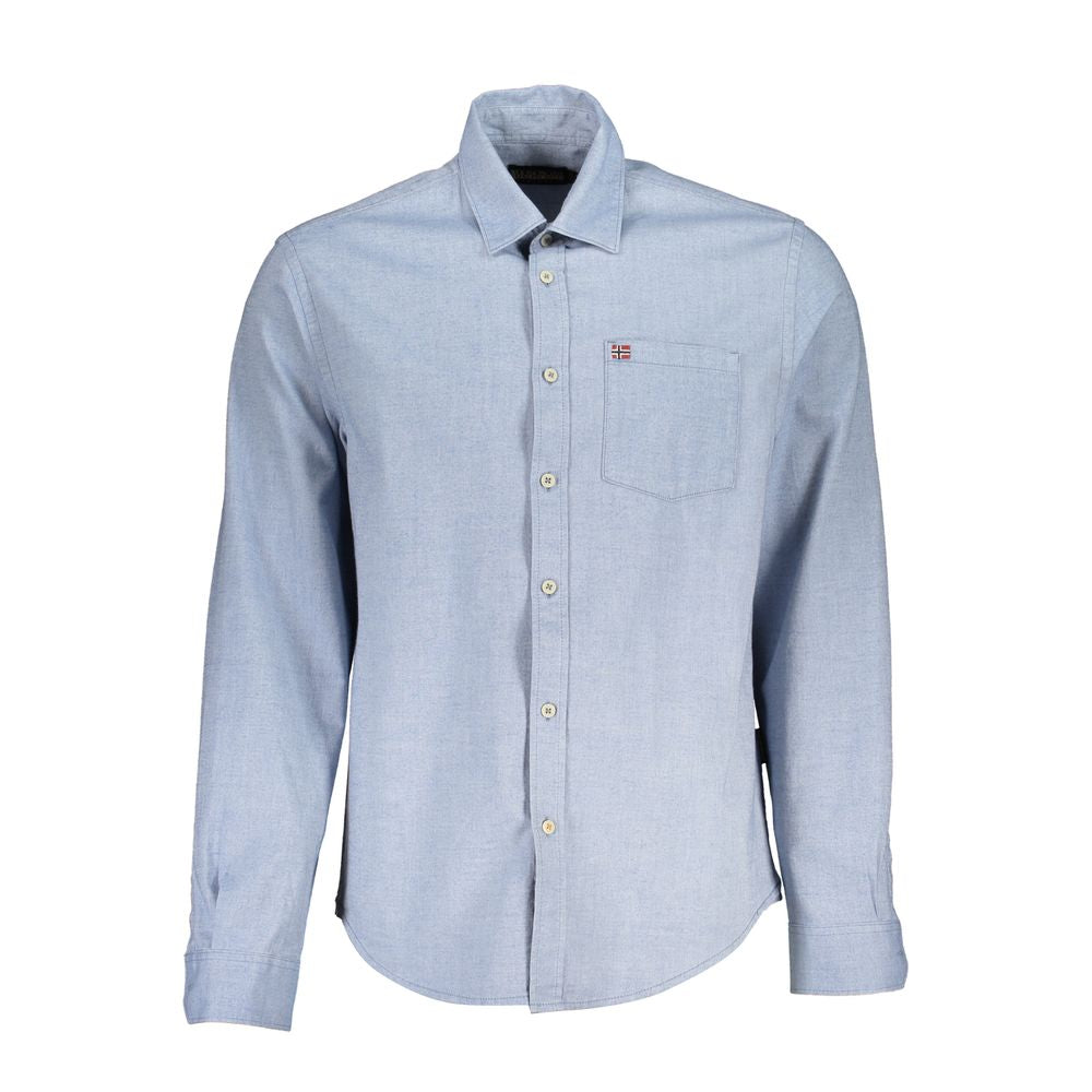 Napapijri Elegant Light Blue Regular Fit Shirt