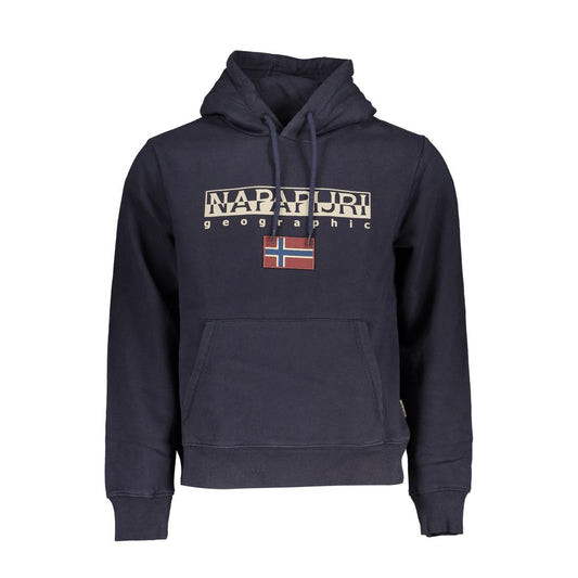 Napapijri Elevated Casual Blue Hooded Sweatshirt