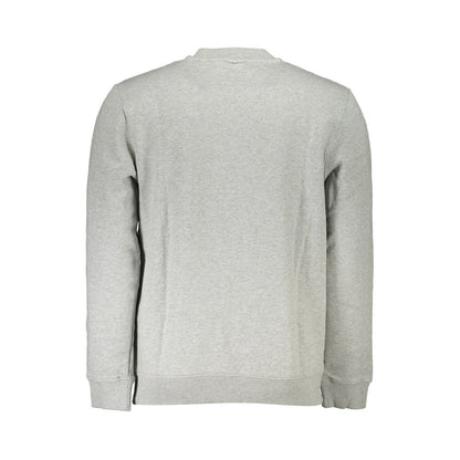 Napapijri Chic Gray Crew Neck Fleece Sweatshirt