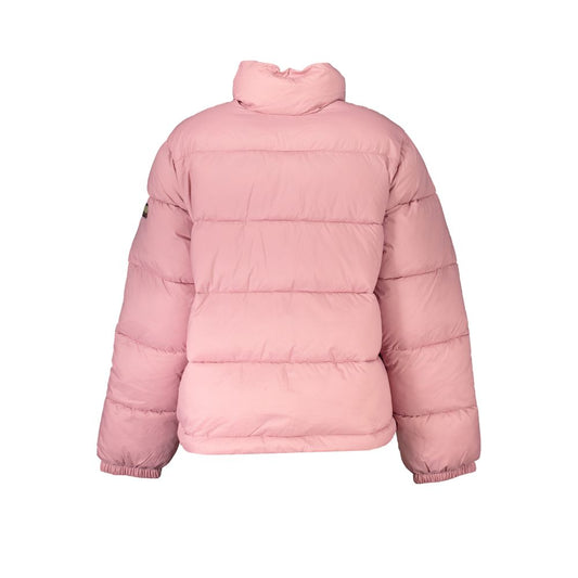 Napapijri Chic Pink Polyamide Long Sleeve Jacket