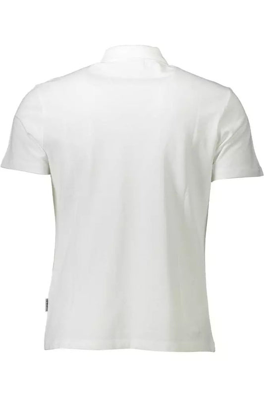 Napapijri Elegant White Cotton Polo for Men