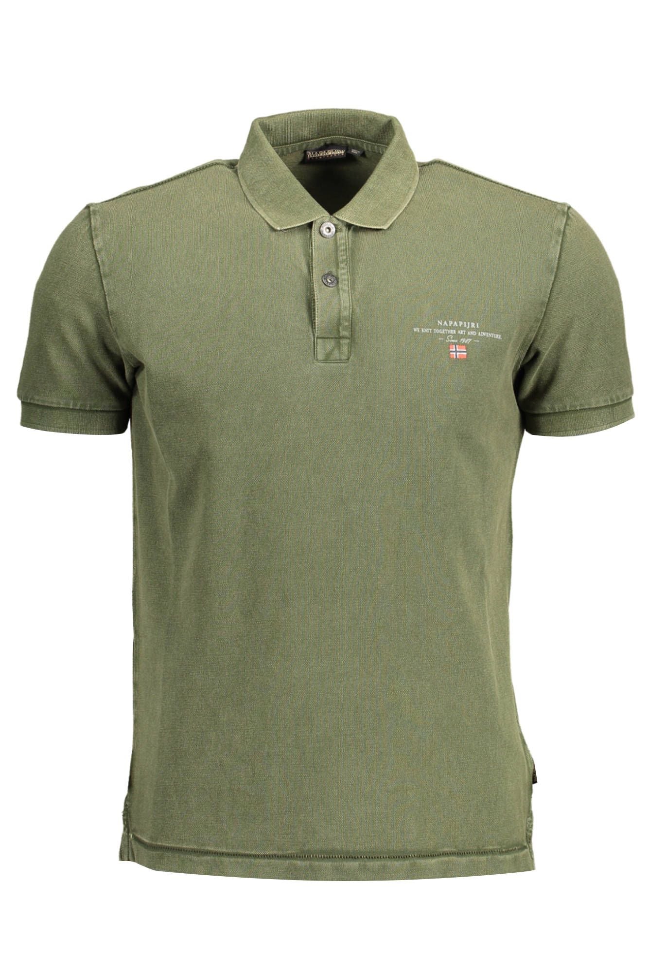 Napapijri Chic Green Cotton Polo Shirt