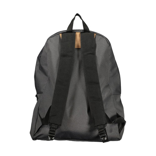 Napapijri Eco-Conscious Gray Adjustable Backpack