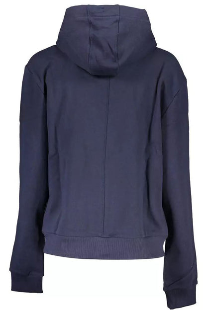 North Sails Chic Blue Cotton Hooded Sweatshirt