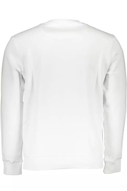 North Sails Sleek White Long-Sleeved Sweatshirt