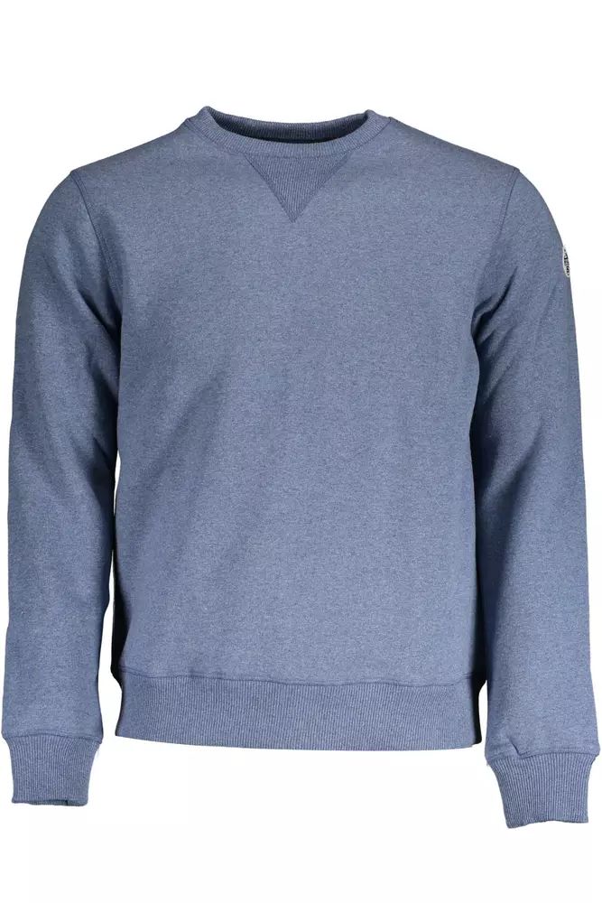 North Sails Elegant Blue Round Neck Sweatshirt