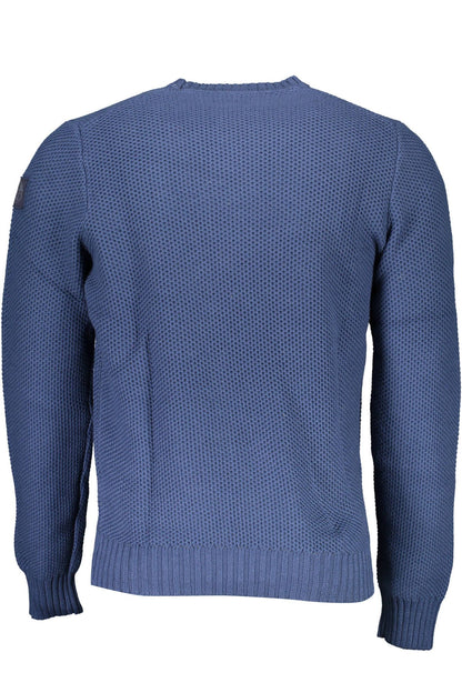 North Sails Chic Blue Round Neck Recycled Fiber Sweater