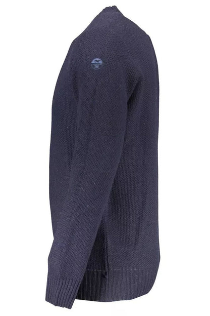 North Sails Elegant Blue Wool-Blend Sweater for Men