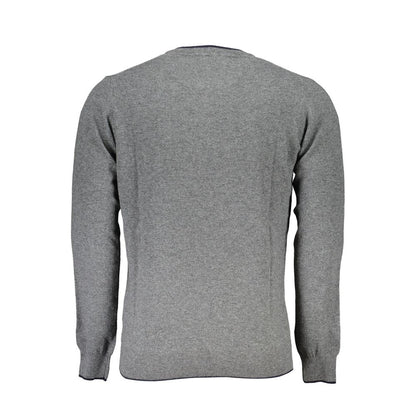 North Sails Eco-Conscious Gray Crew Neck Sweater