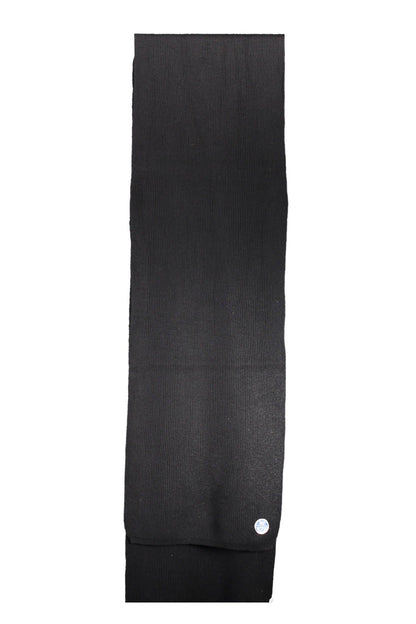 North Sails Sleek Black Scarf for Timeless Elegance