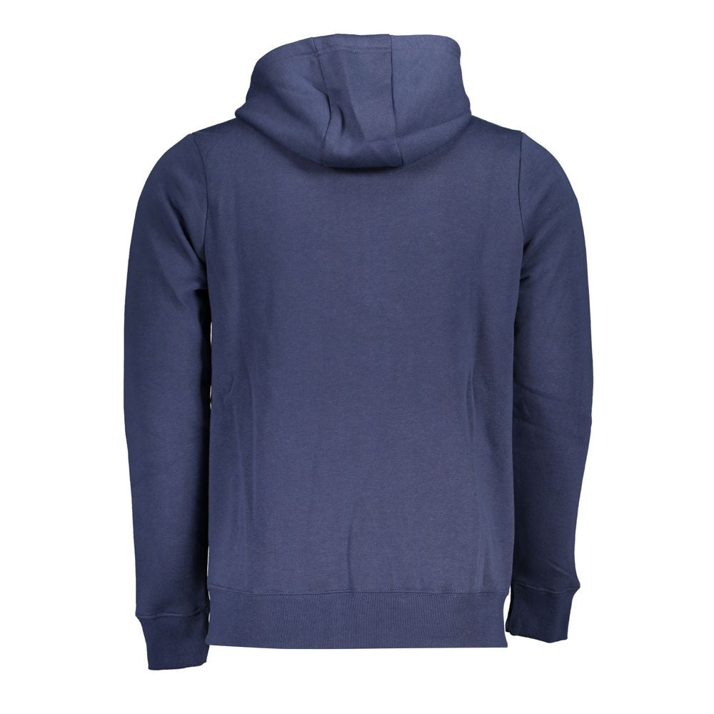 Norway 1963 Elevated Casual Hooded Sweatshirt in Blue