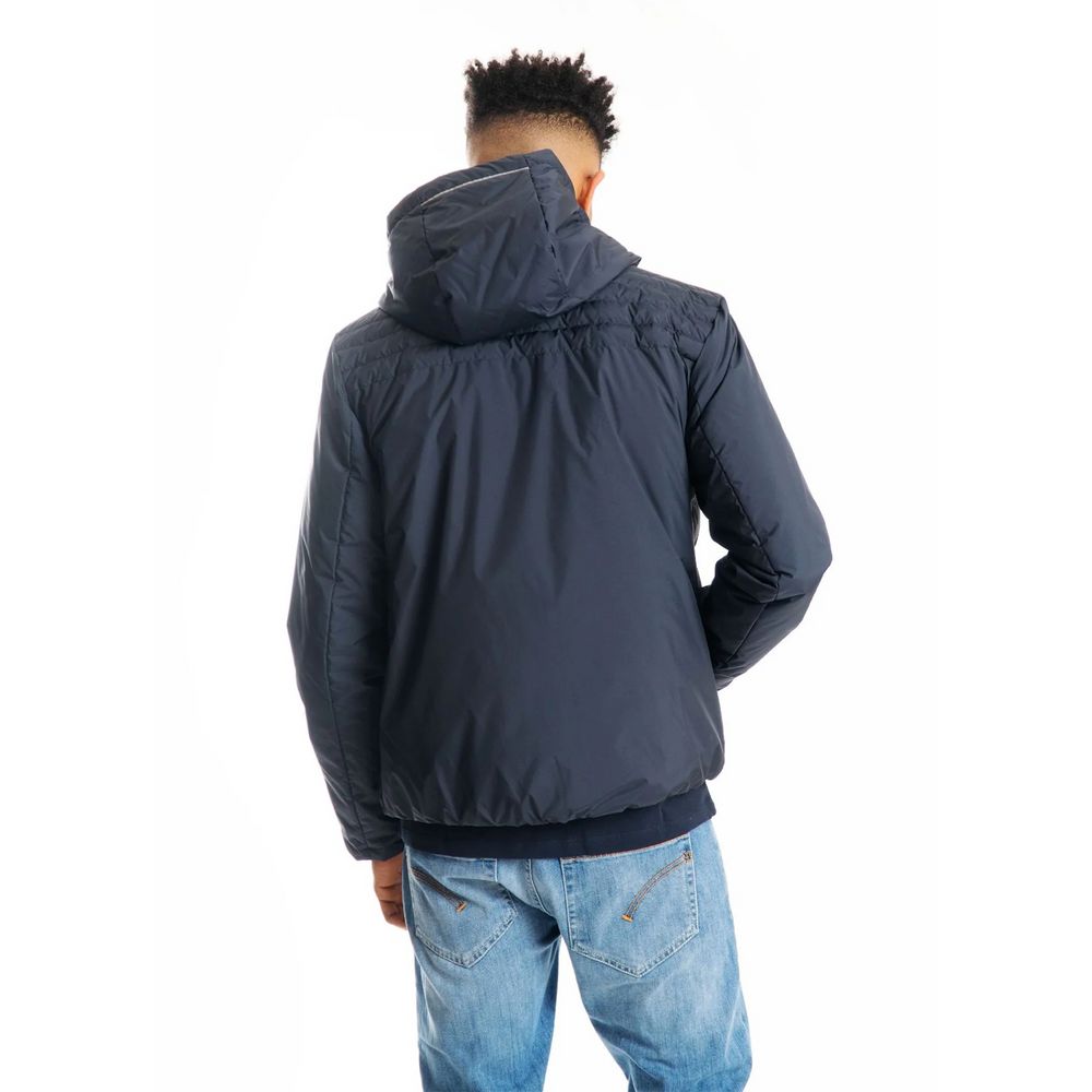 People Of Shibuya Sumptuous Blue Hooded Technical Jacket