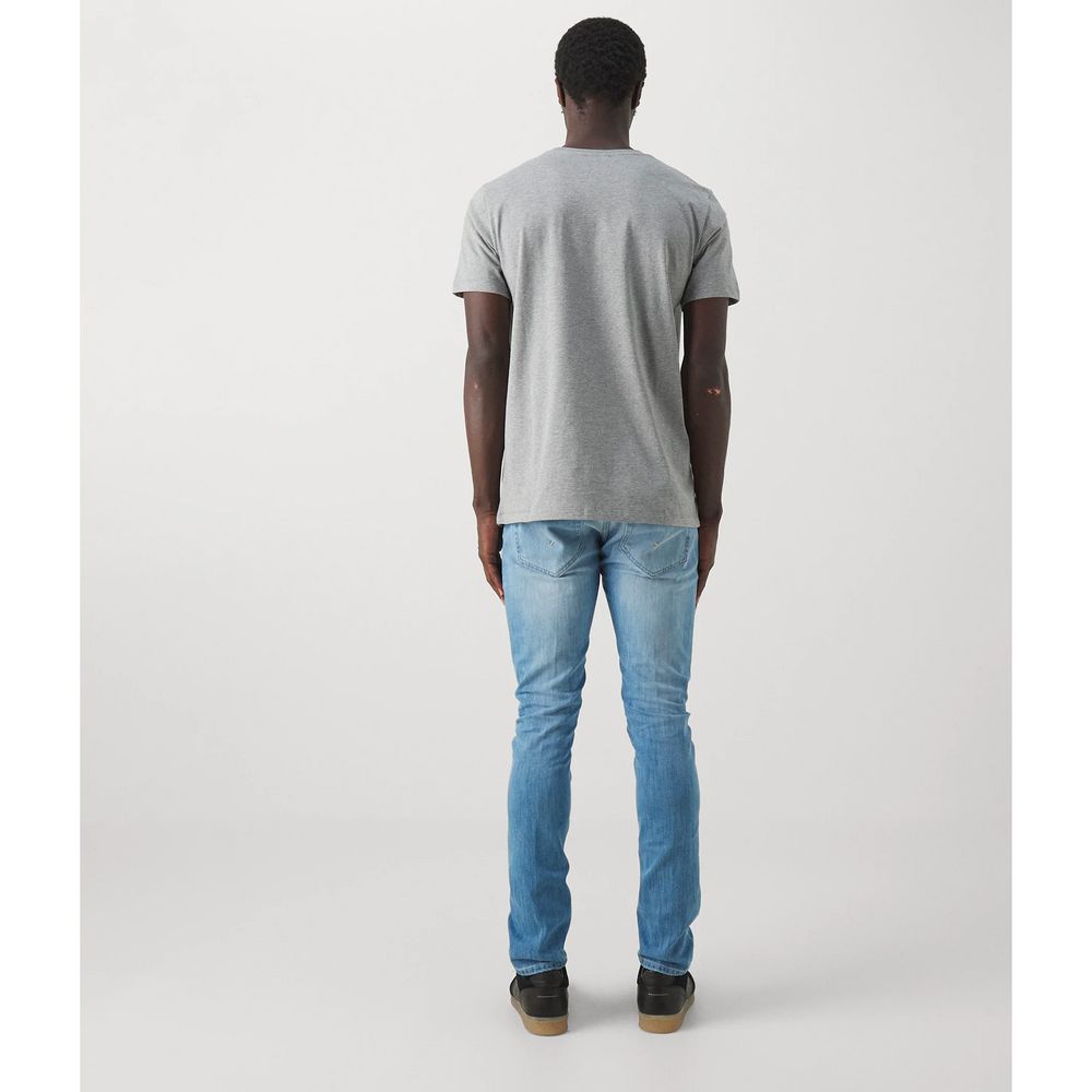 Dondup Sleek Light Blue Stretch Denim for Men