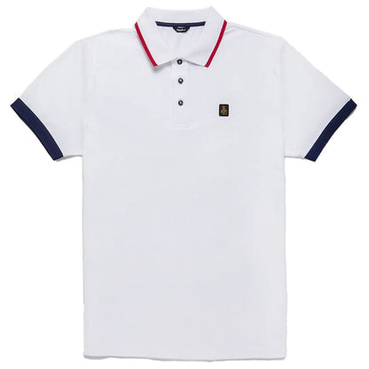 Refrigiwear Contrast Collar Cotton Polo Shirt